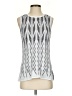 St. John Silver Sleeveless Top Size S - photo 1