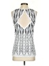 St. John Silver Sleeveless Top Size S - photo 2