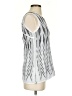 St. John Silver Sleeveless Top Size S - photo 4