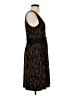MICHAEL Michael Kors Graphic Brown Casual Dress Size S - photo 4