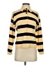 FUB 100% Wool Gold Long Sleeve Polo Size XS - photo 1