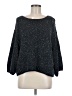 Free People Tweed Gray Blue Pullover Sweater Size M - photo 1