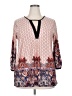 Unbranded Ivory 3/4 Sleeve Blouse Size 2X (estimated) - photo 1