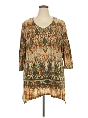 Indigo Soul 3/4 Sleeve T-Shirt (view 1)