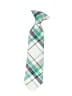 Target 100% Cotton Plaid Green Necktie Size 2T - 5T - photo 1