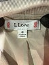 L Love 100% Polyester Stars Gold Jacket Size S - photo 6
