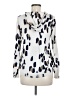 Nic + Zoe 100% Cotton Animal Print White Pullover Sweater Size M - photo 2