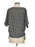 MICHAEL Michael Kors 100% Polyester Houndstooth Black 3/4 Sleeve Blouse Size S - photo 2