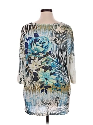 Liz & Me 3/4 Sleeve Blouse (view 2)