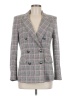 Lini Plaid Gray Blazer Size 8 - photo 1