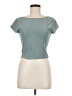 Shein Teal Short Sleeve Top Size 6 - photo 1
