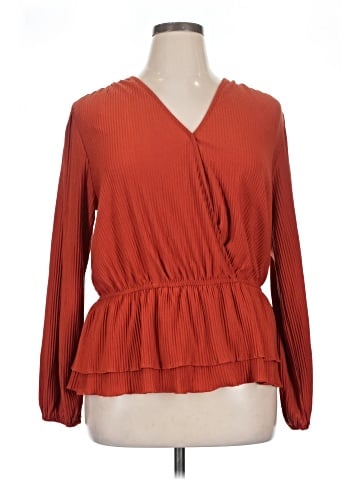 Calligraphie Long Sleeve Blouse (view 1)