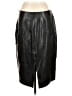 Express Black Faux Leather Skirt Size L - photo 2