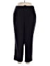 Just Fab Solid Black Dress Pants Size 2X - photo 1