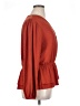 Calligraphie Red Long Sleeve Blouse Size XL - photo 4