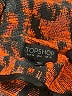 Topshop 100% Polyester Print Orange Blazer Size 6 - photo 6