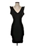 Aqua Solid Black Cocktail Dress Size XS - photo 1