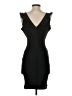 Aqua Solid Black Cocktail Dress Size XS - photo 2