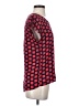 Splendid 100% Rayon Red Short Sleeve Blouse Size S - photo 4