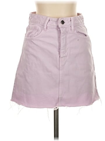 Zara TRF Denim Skirt (view 1)