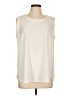 dalia Ivory Sleeveless Blouse Size L - photo 1