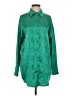 12th Tribe 100% Polyester Green Long Sleeve Blouse Size S - photo 1