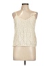 Della Roufogali Ivory Sleeveless Top Size 10 - photo 1