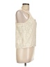 Della Roufogali Ivory Sleeveless Top Size 10 - photo 4