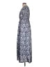 Unbranded 100% Polyester Paisley Blue Casual Dress Size M (estimated) - photo 5