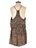 Audrey 3+1 Animal Print Brown Romper Size S - photo 2