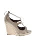 Aquazzura Ivory Tan Wedges Size EU 37 1/2 - photo 1