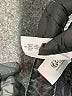 Zara Chevron-herringbone Black Jeans Size 2 - photo 4