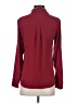 Express Burgundy Long Sleeve Button-Down Shirt Size S - photo 2