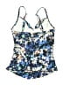 Badgley Mischka Floral Blue One Piece Swimsuit Size 6 - photo 2