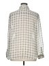 Old Navy Checkered-gingham Ivory Long Sleeve Button-Down Shirt Size XL - photo 2