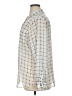 Old Navy Checkered-gingham Ivory Long Sleeve Button-Down Shirt Size XL - photo 5
