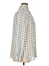 Old Navy Checkered-gingham Ivory Long Sleeve Button-Down Shirt Size XL - photo 4