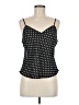 Unbranded 100% Polyester Polka Dots Black Tank Top Size 6 - photo 1