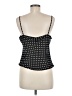 Unbranded 100% Polyester Polka Dots Black Tank Top Size 6 - photo 2