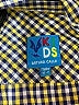Assorted Brands Houndstooth Yellow Short Sleeve Button-Down Shirt Size 10 - photo 3
