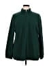 LIVI 100% Polyester Green Turtleneck Sweater Size 14 - 16 Plus - photo 1