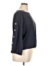 J.Crew 100% Cotton Black 3/4 Sleeve Top Size XL - photo 4