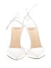 Francesco Russo 100% Leather White Heels Size EU 41 - photo 2