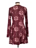 Mudd Paisley Burgundy Casual Dress Size L - photo 2