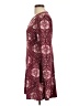 Mudd Paisley Burgundy Casual Dress Size L - photo 5