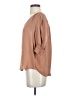 Joie 100% Silk Tan 3/4 Sleeve Silk Top Size S - photo 5