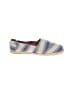TOMS Stripes Blue Flats Size 7 1/2 - photo 1