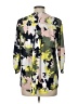 Ellen Tracy Floral Graphic Tropical Green 3/4 Sleeve Blouse Size L - photo 2