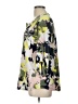 Ellen Tracy Floral Graphic Tropical Green 3/4 Sleeve Blouse Size L - photo 5