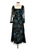 Hutch 100% Polyester Blue Cocktail Dress Size M - photo 2
